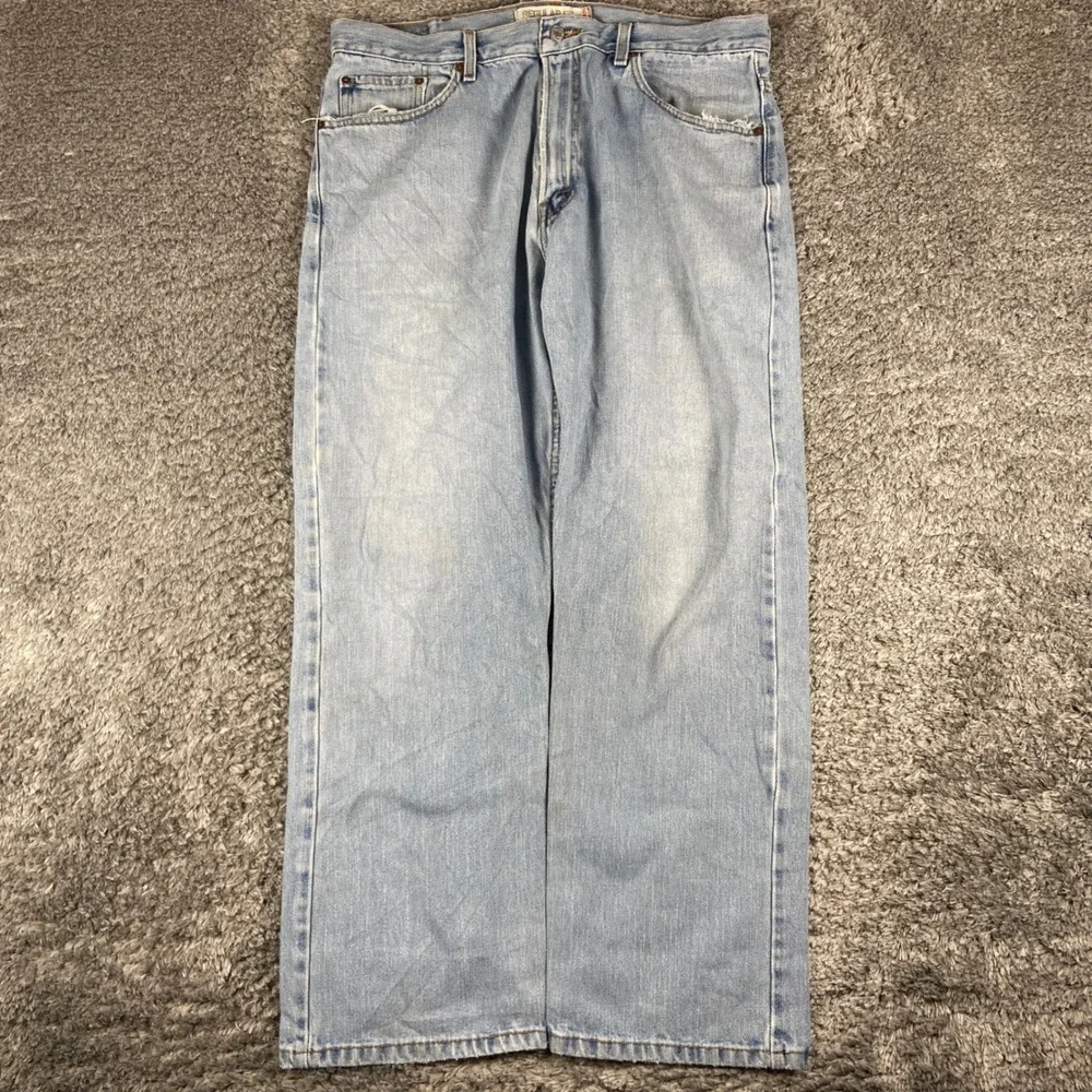 Vintage Levis 505 Jeans Men 38x30 Blue Denim Regular Fit Straight Leg Cotton Y2k